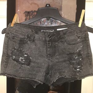 ⭐ BOGO ⭐ Low Rise Charcoal Gray Jean Shorts